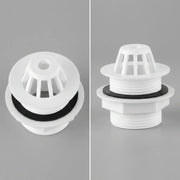 1 1/2" Plastic Domed Strainer Waste With 45mm Unslotted Tail