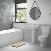 1650mm Rockall Bath Pack with Bath, Toilet, Basin Set, Optional Taps and Wastes, by Bathcenterpro - Bath, Panel, Basin, Toilet, Taps & Waste