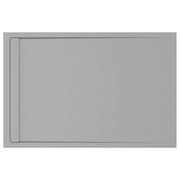 30mm Linear Slate 1700x800mm Rectangular Tray & Waste - Grey
