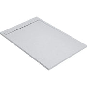 30mm Linear Slate 1700x800mm Rectangular Tray & Waste - White