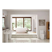 900x900mm Black Quadrant Shower, 2 Door Basin Unit, Toilet, Basin Tap and Shower Mixer Pack