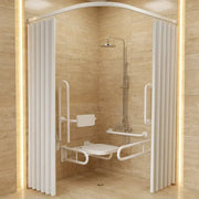 Bathcenterpro Doc M Showering Pack with TMV3 Twin Head Shower Valve - Grey