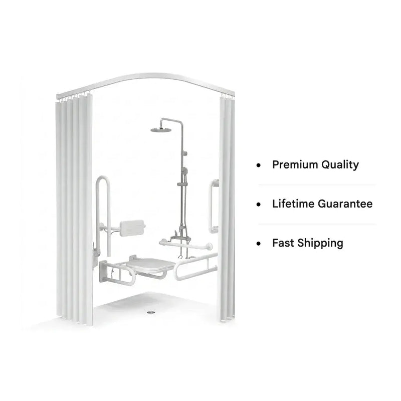 Bathcenterpro Doc M Showering Pack with TMV3 Twin Head Shower Valve