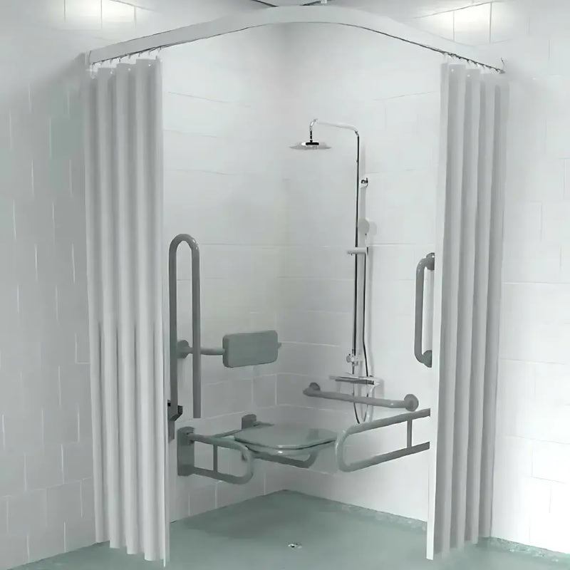 Bathcenterpro Doc M Showering Pack with TMV3 Twin Head Shower Valve