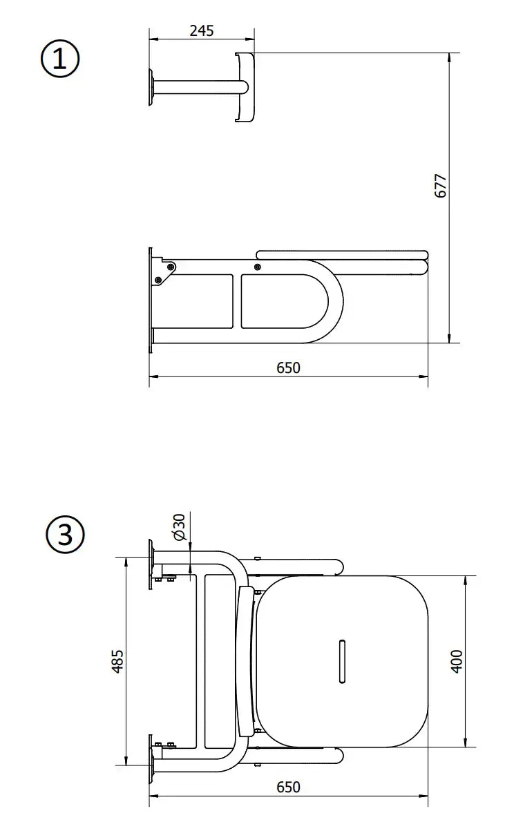 Bathcenterpro Doc M Showering Pack with TMV3 Twin Head Shower Valve