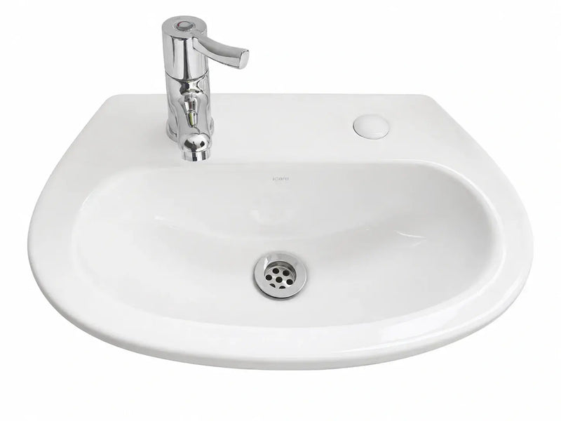 Bathcenterpro Luxury Doc M Pack with Black Grab Rails - Push Button Cistern