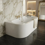 Acrylox One Wall Back To Wall D Bath 1700 x 750mm Acrylox Bath