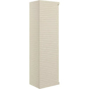 Alight 350mm Wall Hung 1 Door Tall Unit - Matt Cotton