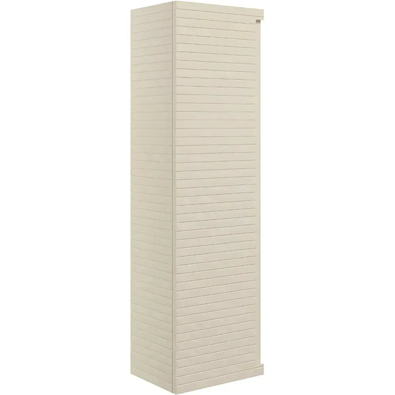 Alight 350mm Wall Hung 1 Door Tall Unit - Matt Cotton