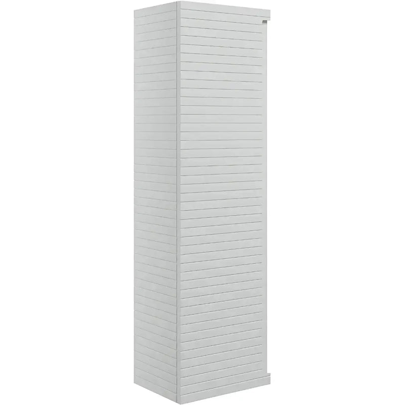 Alight 350mm Wall Hung 1 Door Tall Unit - Matt Grey