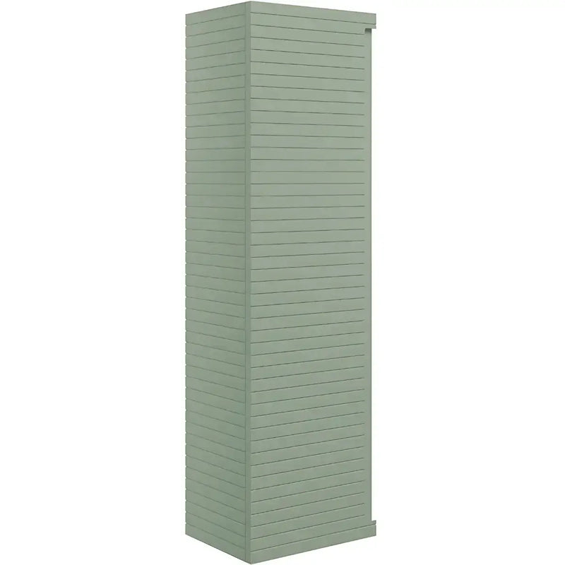 Alight 350mm Wall Hung 1 Door Tall Unit - Matt Willow Green