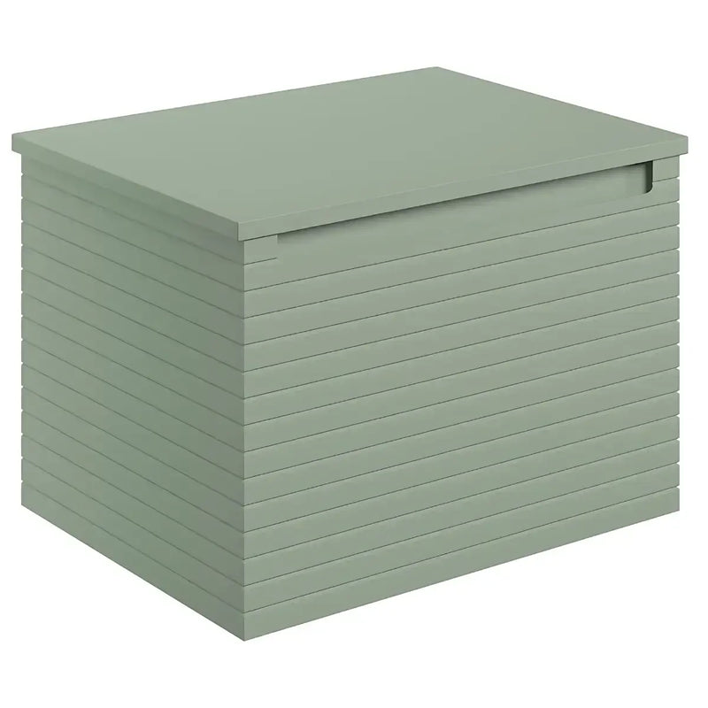 Alight 600mm Wall Hung 1 Drawer Basin Unit & Worktop - Matt Green - Flair Designer Basin (460 x 330mm)