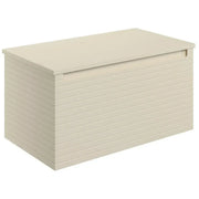 Alight 800mm Wall Hung 1 Drawer Basin Unit & Worktop - Matt Cotton - Vulpecula Basin (460 x 320mm)