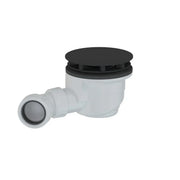 Anti-Slip Shower Tray 25mm Waste Cover - Black