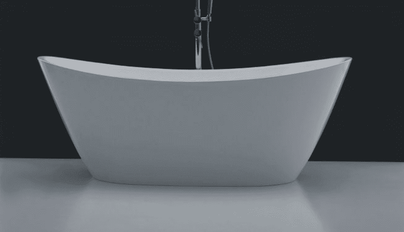 Aphrodite 1700 x 780mm Double Ended Freestanding Slipper Bath | Modern Curvaceous Design