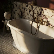 Aquakast Desire Double Ended Freestanding Bath - Stone Resin Reinforced - Integrated Tap Ledge - 1675 x 800mm