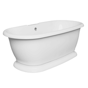 Aquakast Desire Double Ended Freestanding Bath - Stone Resin Reinforced - Integrated Tap Ledge - 1500 x 800mm