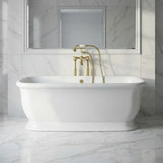 Aquakast Finesse 1675mm x 800mm Timeless Double Ended Bath | Stone Resin Reinforced