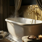 Aquakast Finesse 1675mm x 800mm Timeless Double Ended Bath | Stone Resin Reinforced
