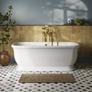 Aquakast Finesse 1675mm x 800mm Timeless Double Ended Bath | Stone Resin Reinforced