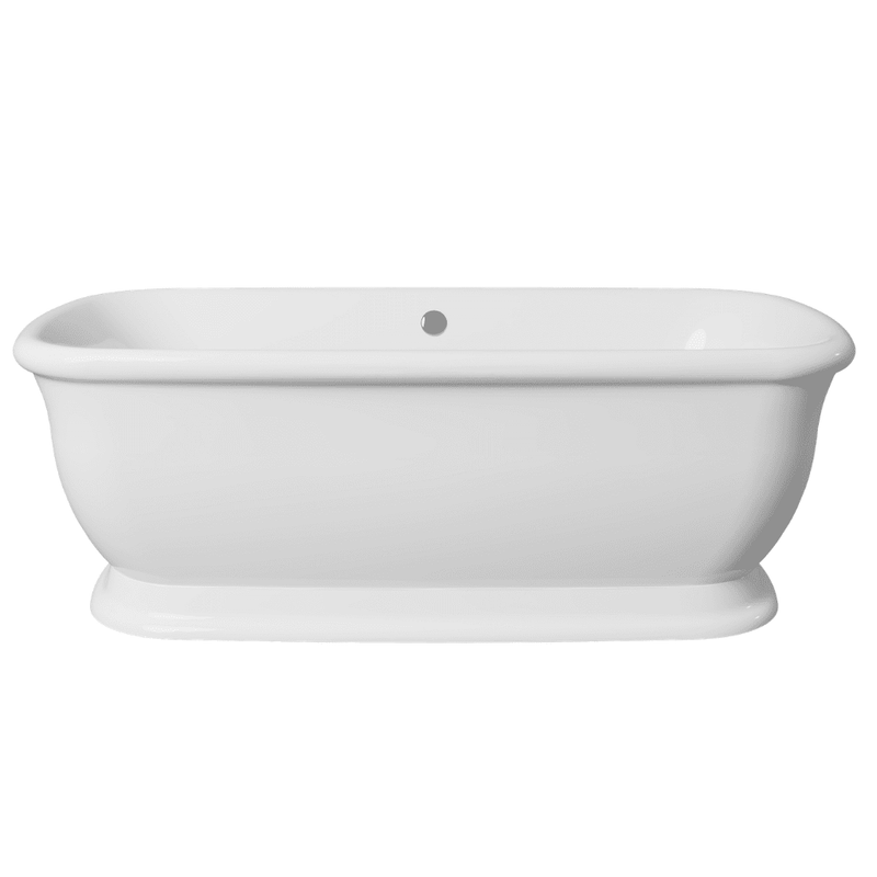 Aquakast Finesse 1675mm x 800mm Timeless Double Ended Bath | Stone Resin Reinforced