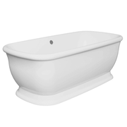 Aquakast Finesse 1675mm x 800mm Timeless Double Ended Bath | Stone Resin Reinforced