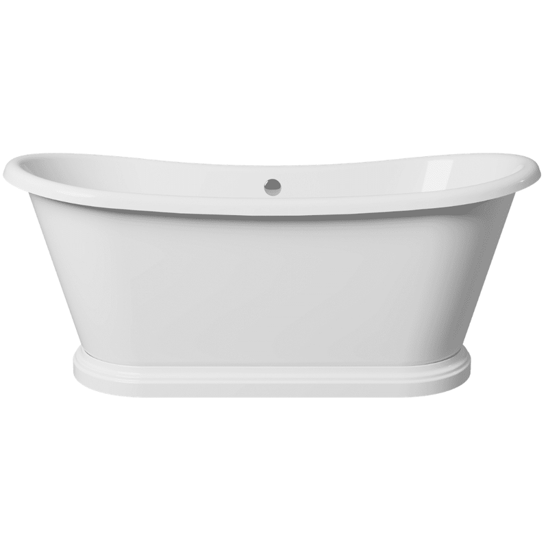 Aquakast Mariner Boat Freestanding Bath | Stone Resin Reinforced Acrylic | Double Ended Luxury - 1800 x 800mm