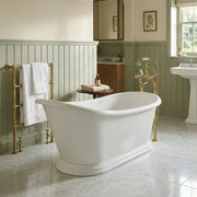 Aquakast Mariner Slipper Freestanding Bath - Stone Resin Reinforced Acrylic - Luxury Single Ended - 1680 x 750mm