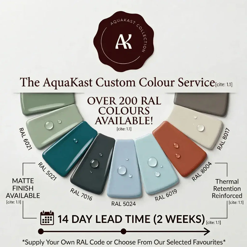 Aquakast Mosoa Freestanding Bath | Hand-Painted Mustard Yellow | Stone Resin Reinforced - 1500 x 800mm