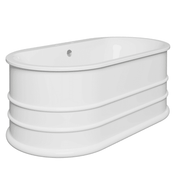 Aquakast Mosoa Freestanding Bath | Hand-Painted Mustard Yellow | Stone Resin Reinforced - 1500 x 800mm