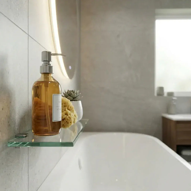 Aquakast Osyn 1640x760mm Back-to-Wall Freestanding Bath - Stone Resin Reinforced