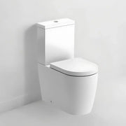 Aquila Close Coupled Toilet Rimless Fully Shrouded with Soft Close Seat
