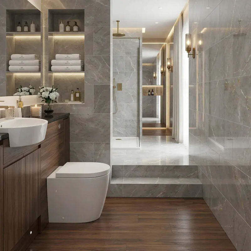 Aquila Rimless Back To Wall Toilet With Soft Close Seat