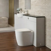 Aquila Rimless Back To Wall Toilet With Soft Close Seat, Comfort Height