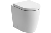 Aquila Rimless Back To Wall Toilet With Soft Close Seat, Comfort Height
