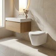 Aquila Rimless Wall Hung Toilet With Soft Close Seat