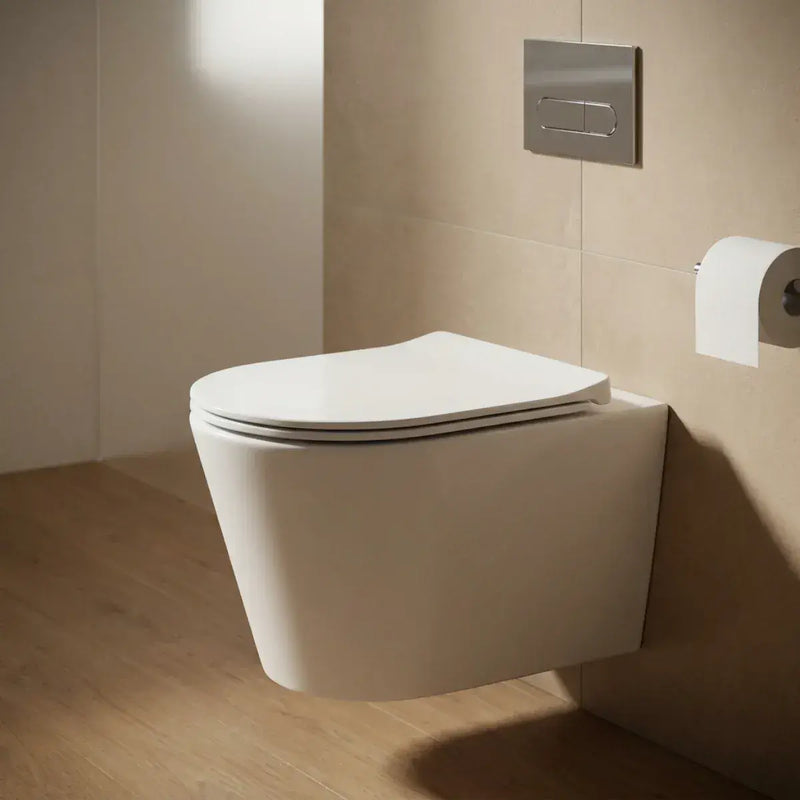 Aquila Rimless Wall Hung Toilet With Soft Close Seat