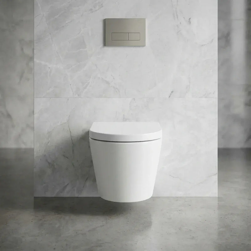 Aquila Rimless Wall Hung Toilet With Soft Close Seat