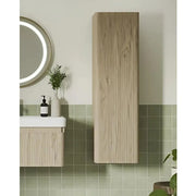 Arden 350mm Wall Hung 1 Door Tall Unit - Textured Oak