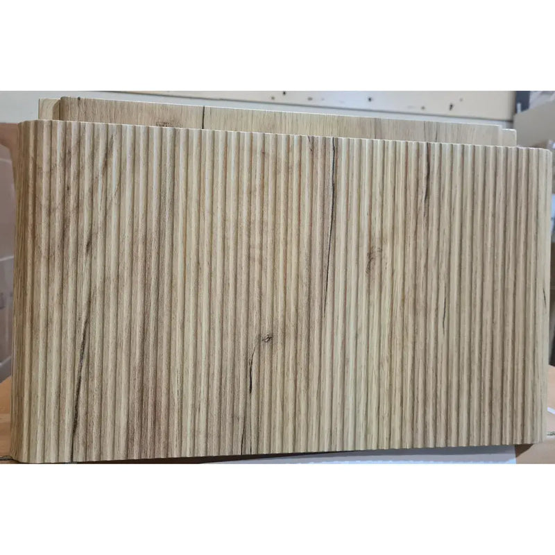Arden 350mm Wall Hung 1 Door Tall Unit - Textured Oak