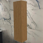 Arden 350mm Wall Hung 1 Door Tall Unit - Textured Oak