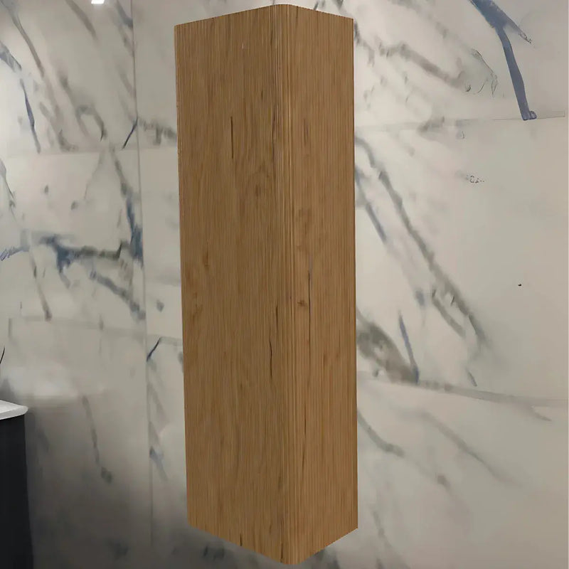 Arden 350mm Wall Hung 1 Door Tall Unit - Textured Oak