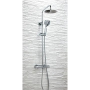 Bathcenterpro 1650mm Single Ended Bath, Plain Bath Screen, Sphere Mixer Shower Set