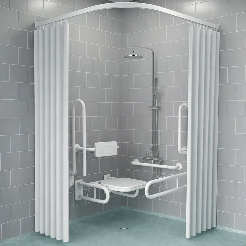 Bathcenter Doc M Showering Pack with TMV3 Twin Head Shower Valve