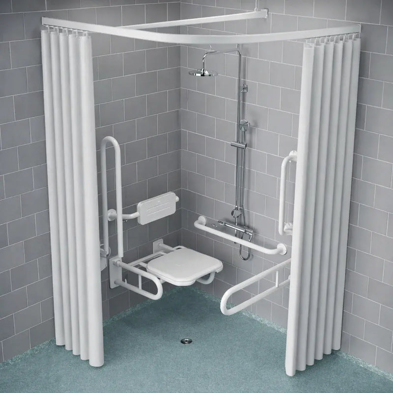 Bathcenter Doc M Showering Pack with TMV3 Twin Head Shower Valve