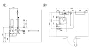 Bathcenter Doc M Showering Pack with TMV3 Twin Head Shower Valve