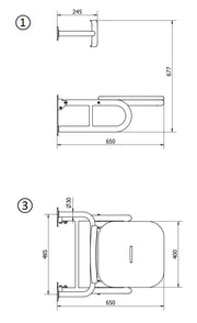 Bathcenter Doc M Showering Pack with TMV3 Twin Head Shower Valve