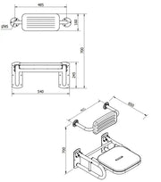 Bathcenter Doc M Showering Pack with TMV3 Twin Head Shower Valve