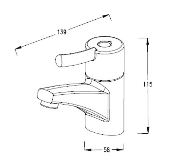 Bathcenter iCare Thermostatic Sequential Basin Mixer