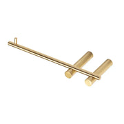 Bertolini Toilet Roll Holder - Brushed Brass